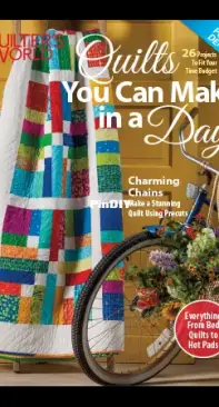 Quilter's World - Quilts You Can Make in a Day - Late Summer 2023
