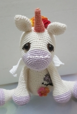 Amigurumi Unicorn with Butterfly Cross stitch