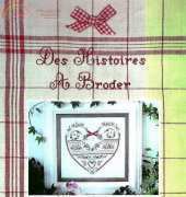Des Histoires a Broder DHAB - Coeur rose et vert