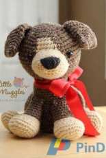 Little Muggles Amigurumi Designs- Amy L- Scout the Puppy