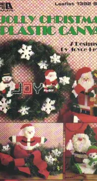 Leisure Arts - 1392 - Joyce Levitt - A Jolly Christmas In Plastic Canvas