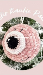 Catknit - Catharina U - Monster Bauble Pattern - Free