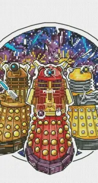 Dr Who Daleks by Alisa Okneas