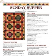 Simple Whatsnot Club-Sunday Supper-Free Pattern
