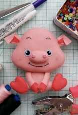 Rukodelion - Pig Felt Pattern - Russian