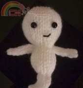 Knitted Toy Box - Spooky Knit Ghost Toy by Raynor Gellatly - Free