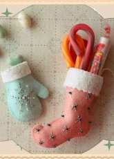 Gingermelon-Free Tutorial Christmas Mitten & Stocking