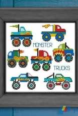 PinoyStitch-Monster Trucks