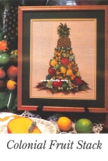 Colonial Fruit Stack by Cathy Livingstone from Just Cross Stitch October 1992