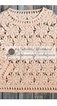 Outstanding Crochet - Natalia Kononova - Coral Pullover