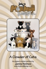 Moji Moji Design - Janine Holmes - A Clowder of Cats