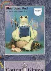 Cotton Ginnys-Blue Jean Bud 18" Fun & Easy to Make Frog