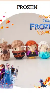 Nuna Amigurumis - Victoria  Millicay - Ebook Frozen - Spanish