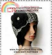 Lacy Flapper Hat Beanie by Mary Angel Morris (Angels Chest)