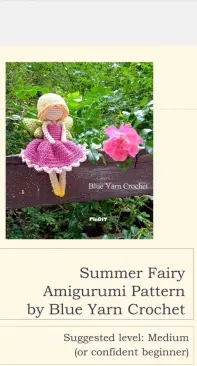 Blue Yarn Crochet - Enikő Karádi-Héder - Summer Fairy