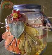 Rosebud's Cottage-Free Fall-O-Ween Treat Jar 2010