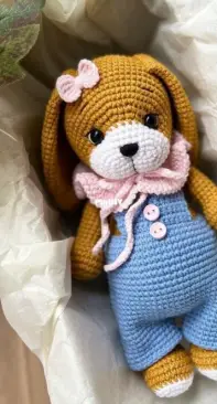 handmade kids world - Ksenia Kuchaeva - Ксения Кучаева - Doggy Lily - Собачка Лили - Russian