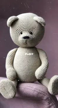 Sveta Crochet Pattern - Sveta Lutik toys - Svetlana Lutik - White bear