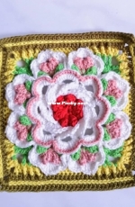 Tropical Delight Afghan Square