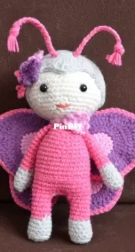 Pink Butterfly doll
