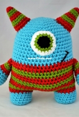 Amigurumis Patrigurumis - Monster door stopper  - Spanish - Free