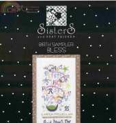Sisters and Best Friends SBF37 - Birth Sampler Bless