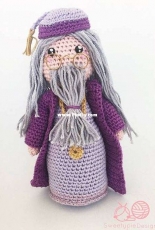 Dumbledore crochet by Sweetypiedesign