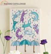 Raining Cats and Dogs by Durene Jones from Cross Stitcher UK 279 / Cross Stitcher-Russian 2014-7