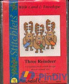 Mouseloft 004-A33 - Three Reindeer