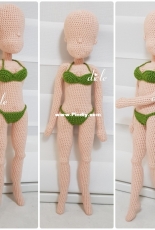 Dicle Yaman - Summer time amigurumi doll