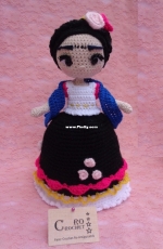 Crochet Ro Amigurumis- Roxana Jaime – Frida - Spanish - Free