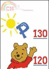 Vervaco 70.993 Pooh Heightchart PCS