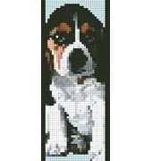 Artecy Cross Stitch - Basset Hound Puppy Bookmark