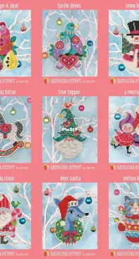 Satsuma Street - 2021 Christmas Ornaments (Set of 9)