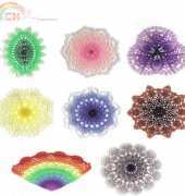 Annies Attic - Ferosa Harold - 876537 Painted Mini Doilies