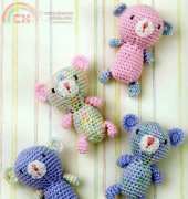 Coats and Clark WT1915 Tiny Teddies by Glenda Winkleman 2008
