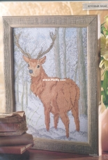 Monarch of the Glen by Maria Diaz from Cross Stitcher Russian 90 - Cross Stitch Collection 203