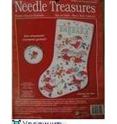 JCA Needle Treasures 08554 Playful Santas Stocking XSD