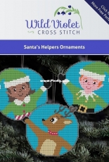 Wild Violet Cross Stitch - Santas Helpers Ornaments - Free