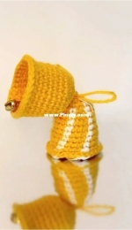 Harukishi Crochet - Advent Calendar - Bell - Cloche - English and French - Free