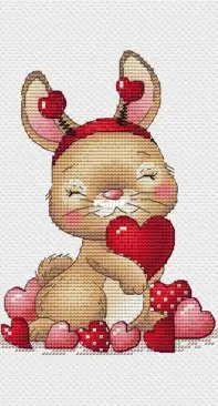 Bunny With Hearts by Svetlana Sichkar