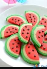 watermelon cookies