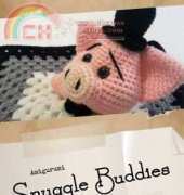 The Crochet Case - Laura Pavy - Snuggle Buddies - Basil Pig Lovey