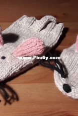 Mouse hand puppet - My work