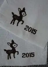 Monochrome deer