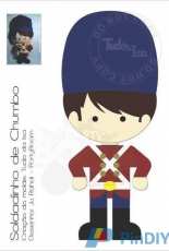 Party Boom by ju Rahal - Soldadinho de Chumbo / Lead Soldier Felt Pattern - Portuguese