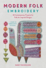 Modern Folk Embroidery by Nancy Nicholson