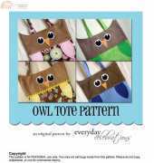 Everyday Celebrations-Owl Tote Pattern