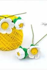 Happy Patty Crochet - Daisy on a Stick - Free