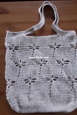 Crochet shopping bag in dragonflies - My work